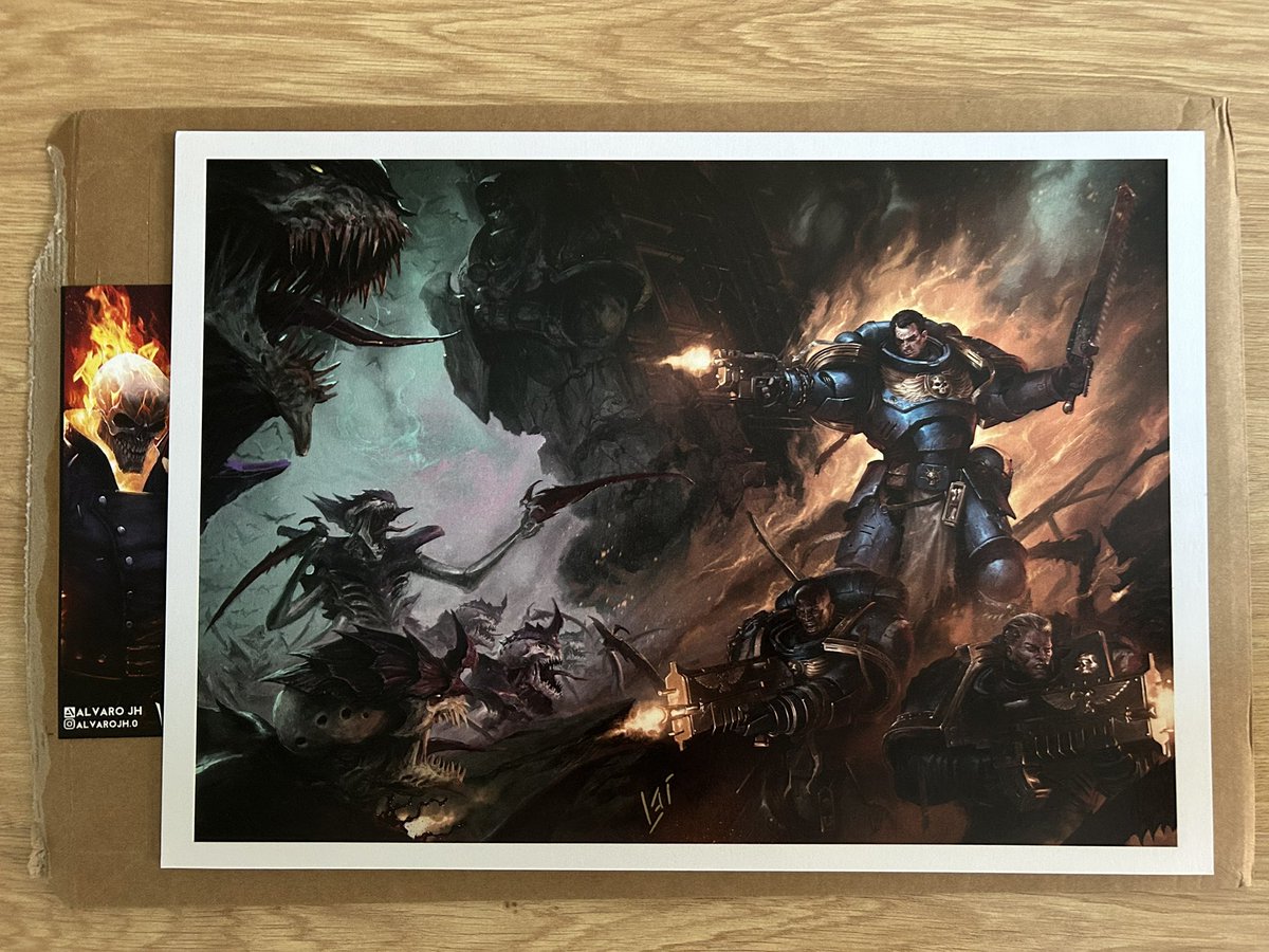 Cosas al llegar a casa de artistas como @alvarojh_art ❤️