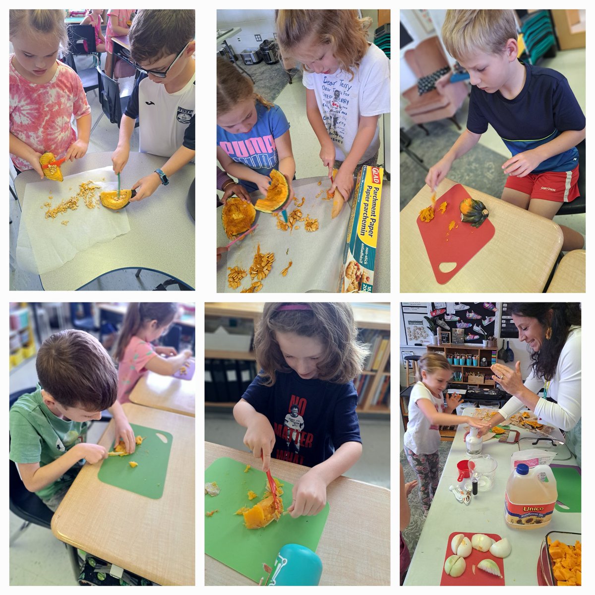 Classe de Mme Pilutti (@mmepilutti_ldsb) on Twitter photo Best.Morning.Ever. <a href="/EcoleMaple_LDSB/">École Maple Elementary School</a>
Learning more about the 3 sisters' garden story from Mme Mundell! Then, everyone had the opportunity to cut, peel, and taste as we prepared our 3 sisters soup! We talked about composting, using the seeds, and so much more 🍲 #grateful Best.Morning.Ever. <a href="/EcoleMaple_LDSB/">École Maple Elementary School</a>
Learning more about the 3 sisters' garden story from Mme Mundell! Then, everyone had the opportunity to cut, peel, and taste as we prepared our 3 sisters soup! We talked about composting, using the seeds, and so much more 🍲 #grateful