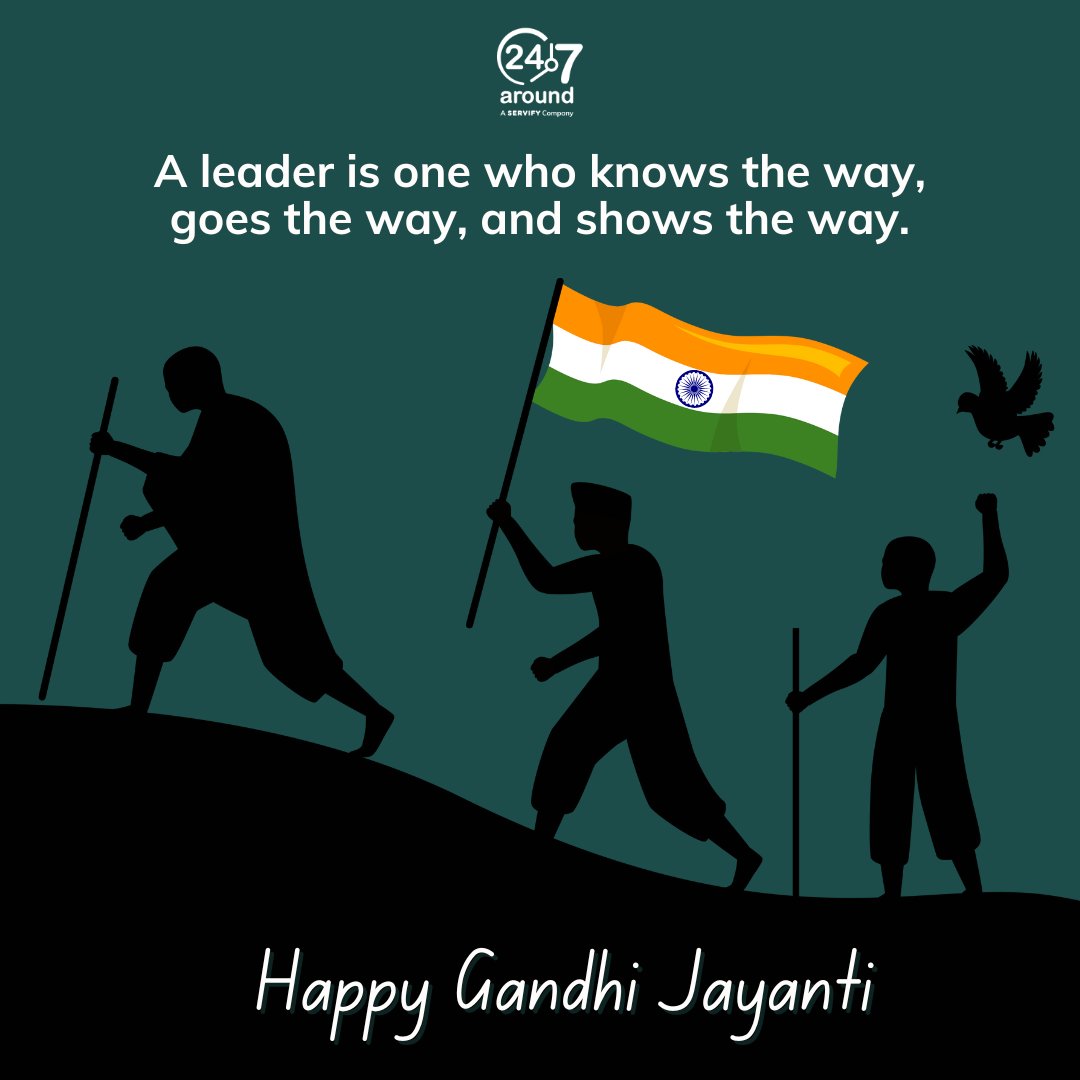 247around's tweet photo. A man of simplicity, a leader of wisdom. Let's embrace his values and walk the path of truth. Happy Gandhi Jayanti!
#FatherOfTheNation #Peace #Simplicity #Leadership #Inspiration https://t.co/HXtSWF16UE