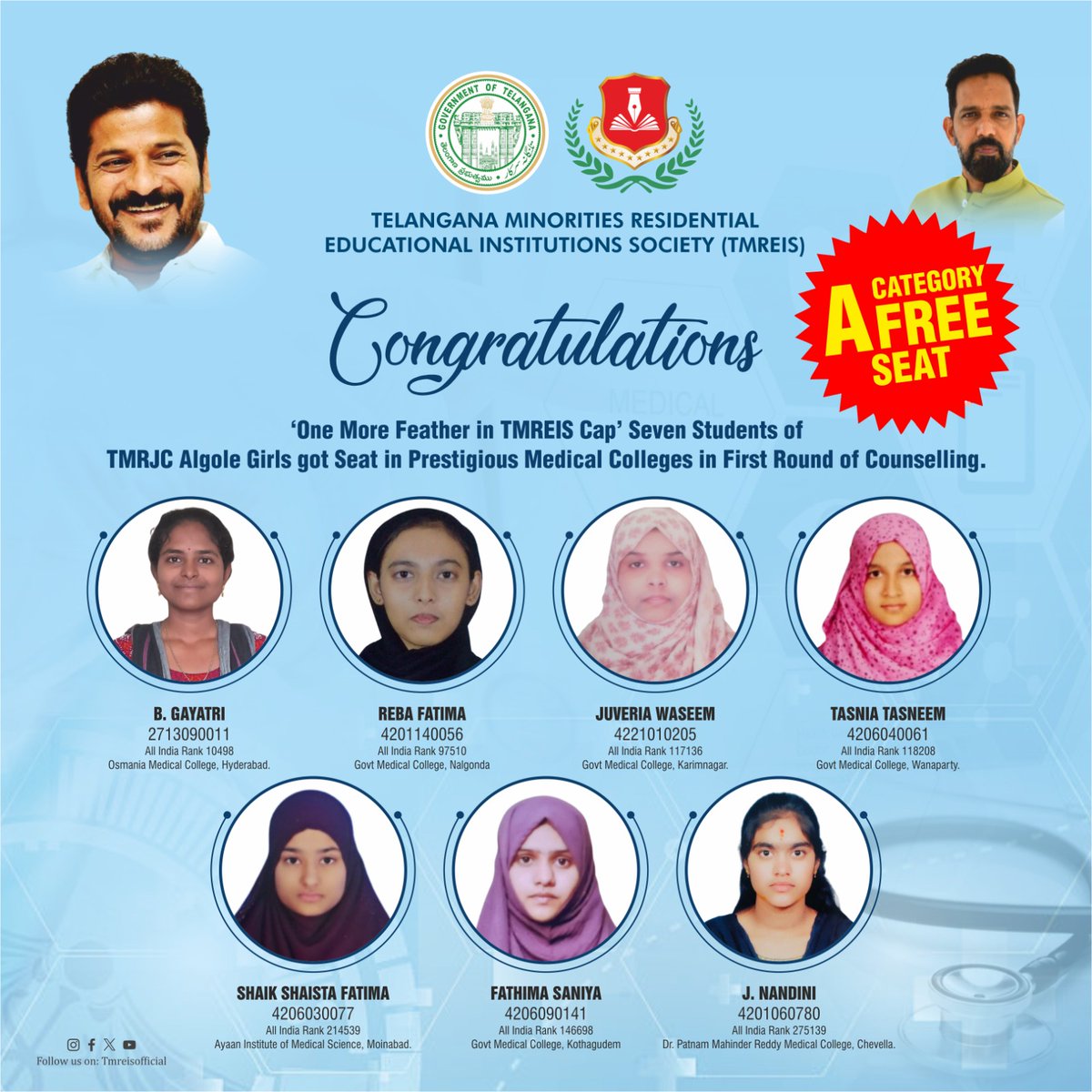 TMREISOfficial's tweet photo. Please join your wards in TMREIS institutions and make your child’s future more bright. https://t.co/Rb9o7YWKsN
