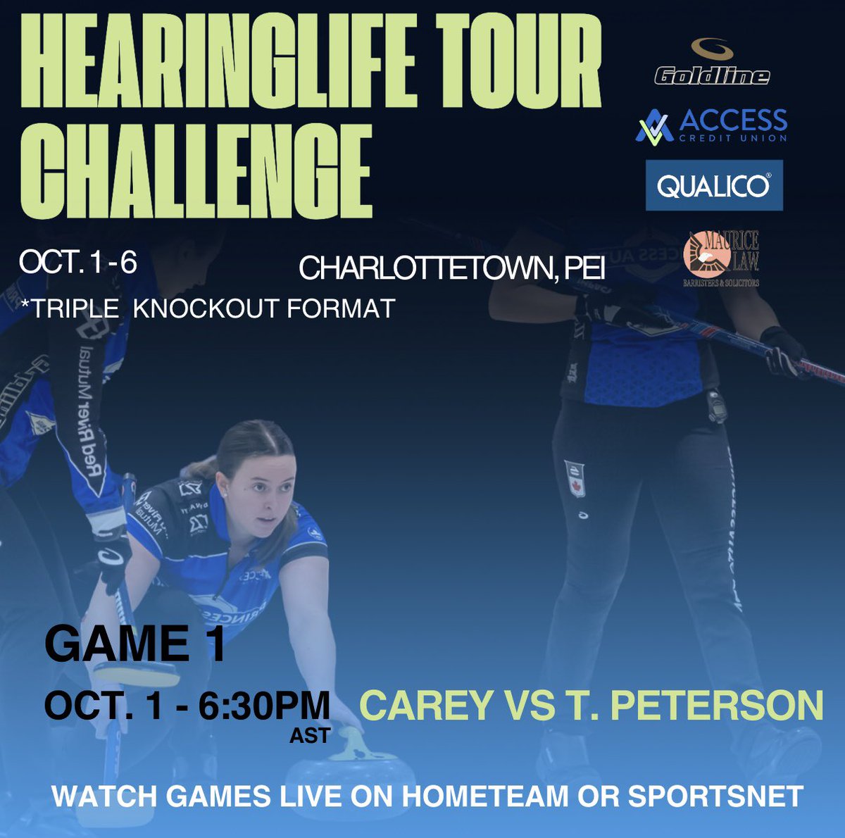 Ready to Rock Charlottetown?

We hit the ice tonight for the first slam of the season at 6:30pm vs team Peterson. 

You can catch the game live on HomeTeam (app.hometeamlive.com/#/home/events/…)