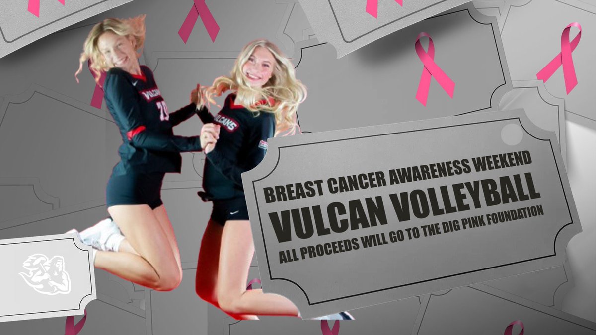 calvulcanvball's tweet photo. 🎀🎟️Don’t miss out on our Breast Cancer Awareness weekend. We will be raising money for the Dig Pink Foundation to support breast cancer fighters, survivors, and those we have lost! 

And DONT FORGET TO WEAR YOUR PINK!💕🩷 https://t.co/FLlpChhxwl
