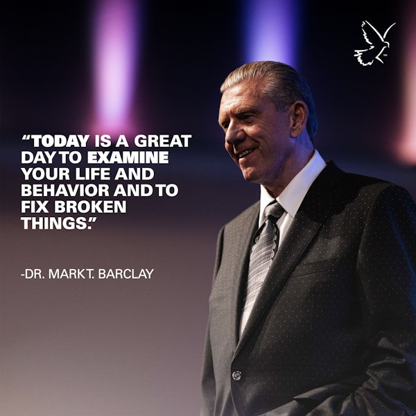 MarkBarclayMin's tweet photo. "Today is a great day to examine your life and behavior and to fix broken things." - Dr. Mark T. Barclay https://t.co/WHdiVhbMdU
