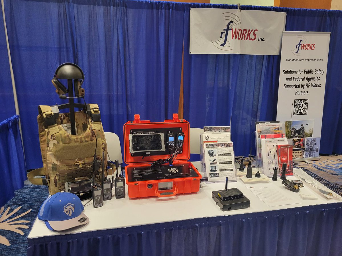 DarkWolfVen's tweet image. CalAPCO is here! Come visit us at booth number 207, alongside our representatives with RFWorks. Learn how our company can help you with your communication mission sets in support of public safety.
#publicsafety #tacticalcomms #apco2024 #ATAK #protectandserve #darkwolfventures