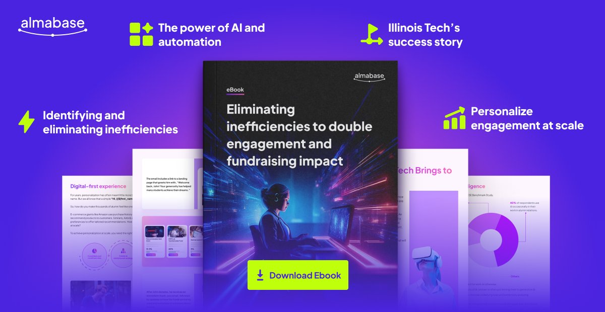 Almabase tweet media