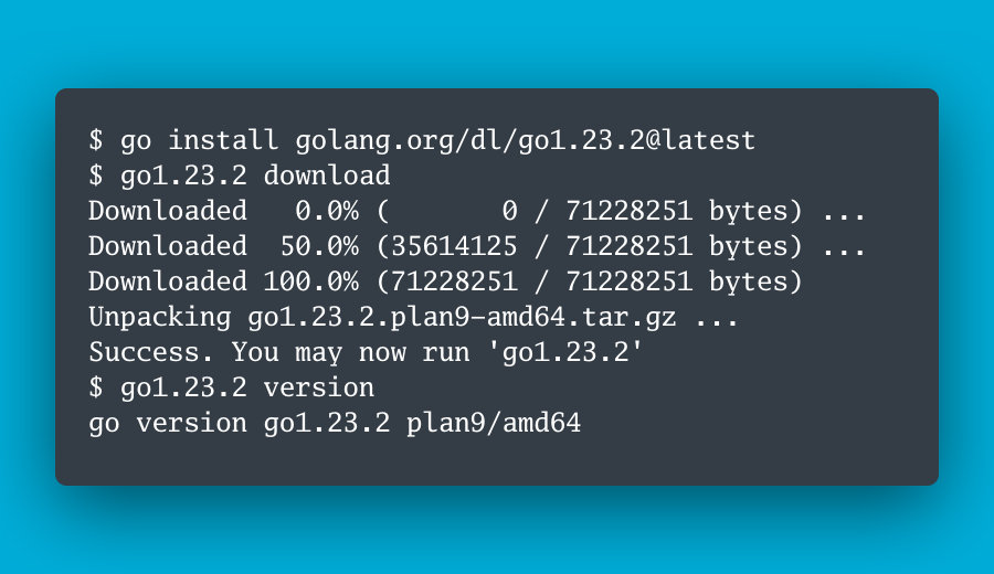 🎉 Go 1.23.2 and 1.22.8 are released!

🗣 Announcement: groups.google.com/g/golang-annou…

⬇️ Download: go.dev/dl/#go1.23.2

#golang