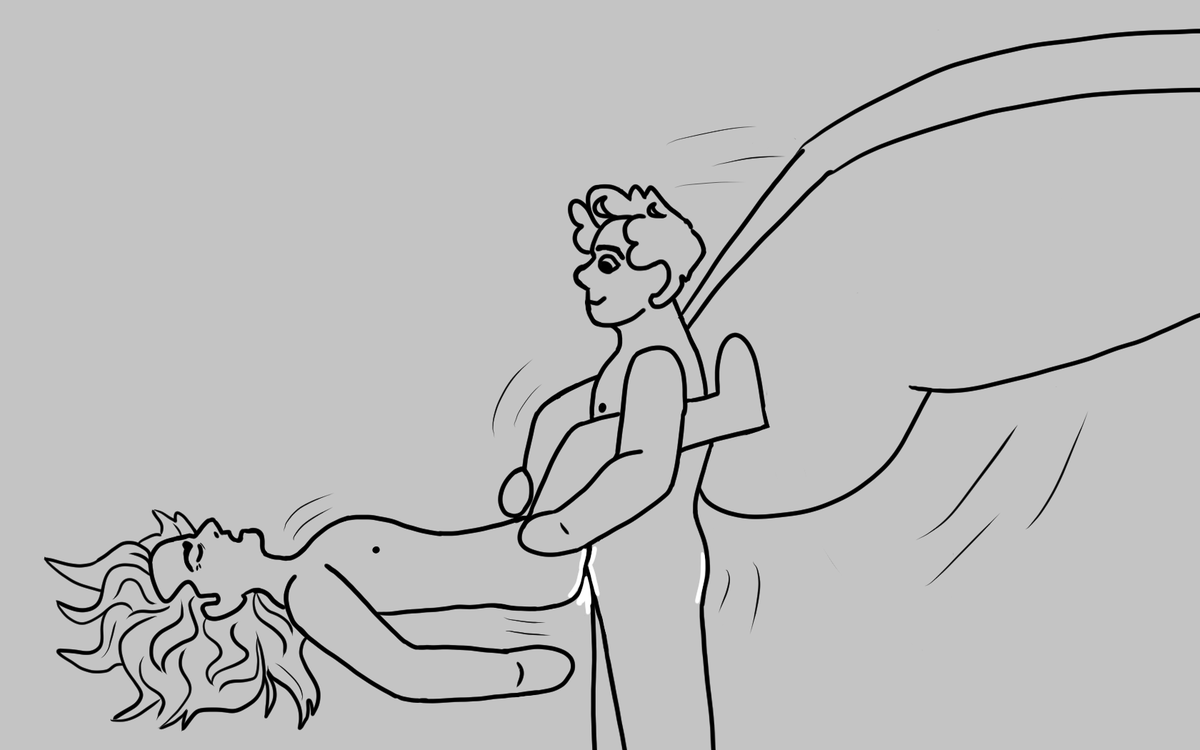 Every account must start out with bad art, so here it is!

Day 1: wings

#goodomensnsfw #IneffableKinktober2024