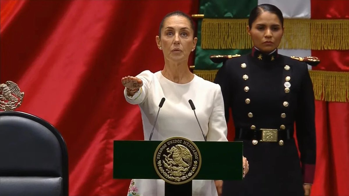 Claudia Sheinbaum rinde protesta como la primera presidenta de México en un acto histórico