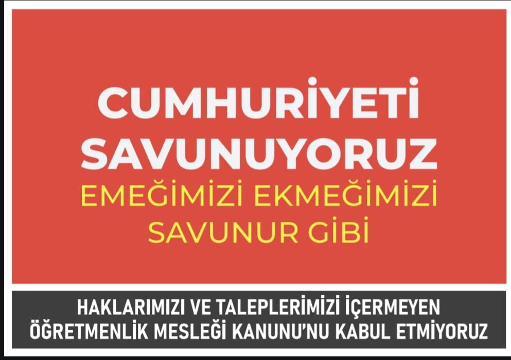 #BuÖMKyıKabulEtmiyoruz