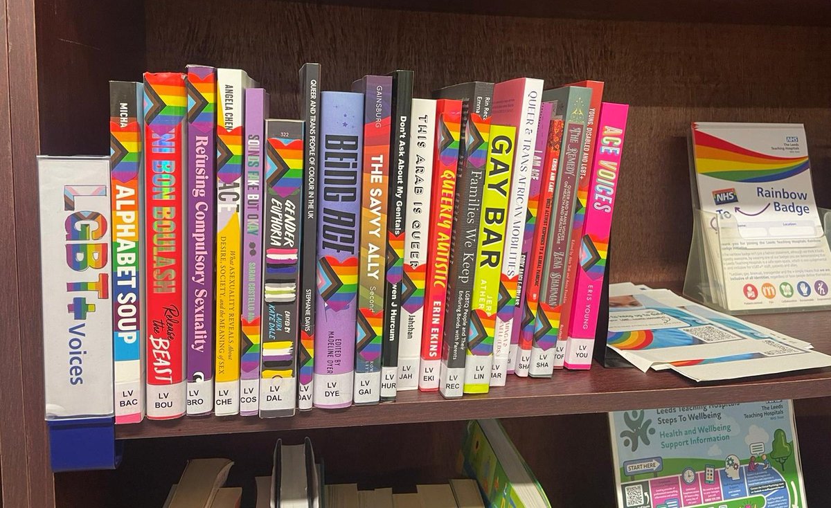 LTHT LGBT+ Staff Network (@lthtlgbt) on Twitter photo Our fabulous library team <a href="/LeedsHospitals/">Leeds Teaching Hospitals</a> is building a collection of LGBT+ voices. Pop in and have a look! ๐ณ๏ธโโง๏ธ๐ณ๏ธโ๐ Our fabulous library team <a href="/LeedsHospitals/">Leeds Teaching Hospitals</a> is building a collection of LGBT+ voices. Pop in and have a look! ๐ณ๏ธโโง๏ธ๐ณ๏ธโ๐