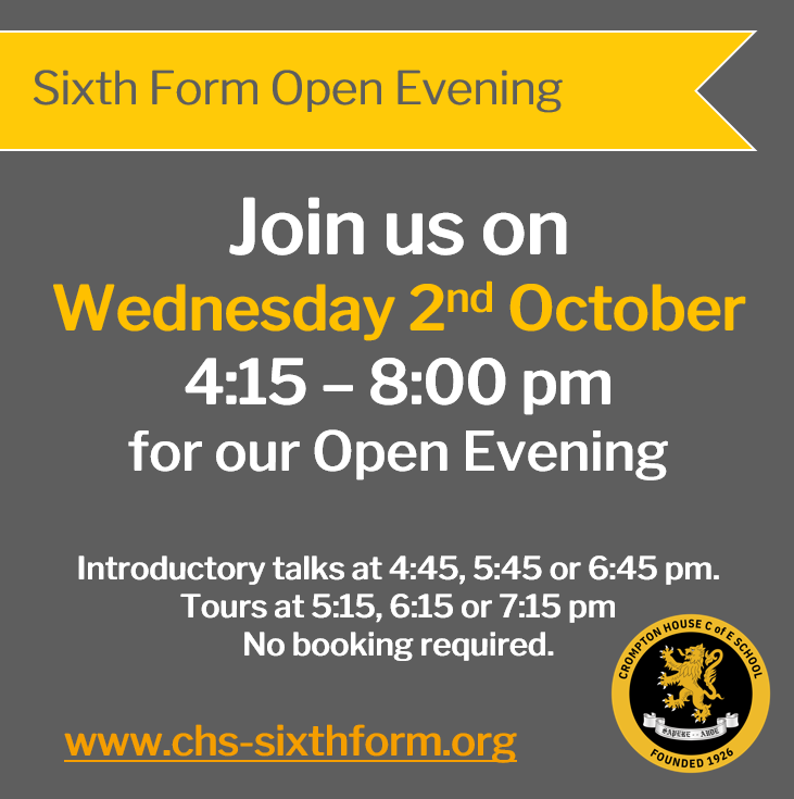 Crompton House 6th Form tweet media