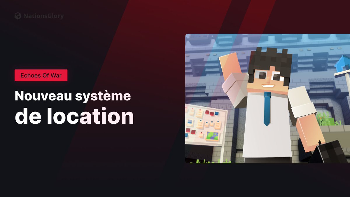 La fonctionnalité de location de parcelles a été entièrement revue dans la mise à jour Echoes of War ! 🏡

Fini les panneaux : découvrez les nouvelles interfaces intuitives avec de nombreuses options : vente/location, colocation et permissions réglables ! 🔥