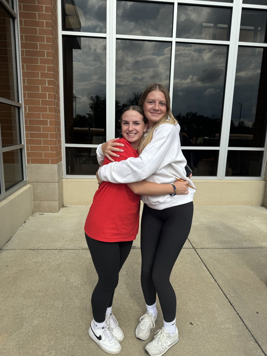 Tessa Zilisch and Addi Siegwald at the Flint Metro League Sophomore Leadership Conference!  Two of our young leaders and stars!!! Great job ladies!!!!