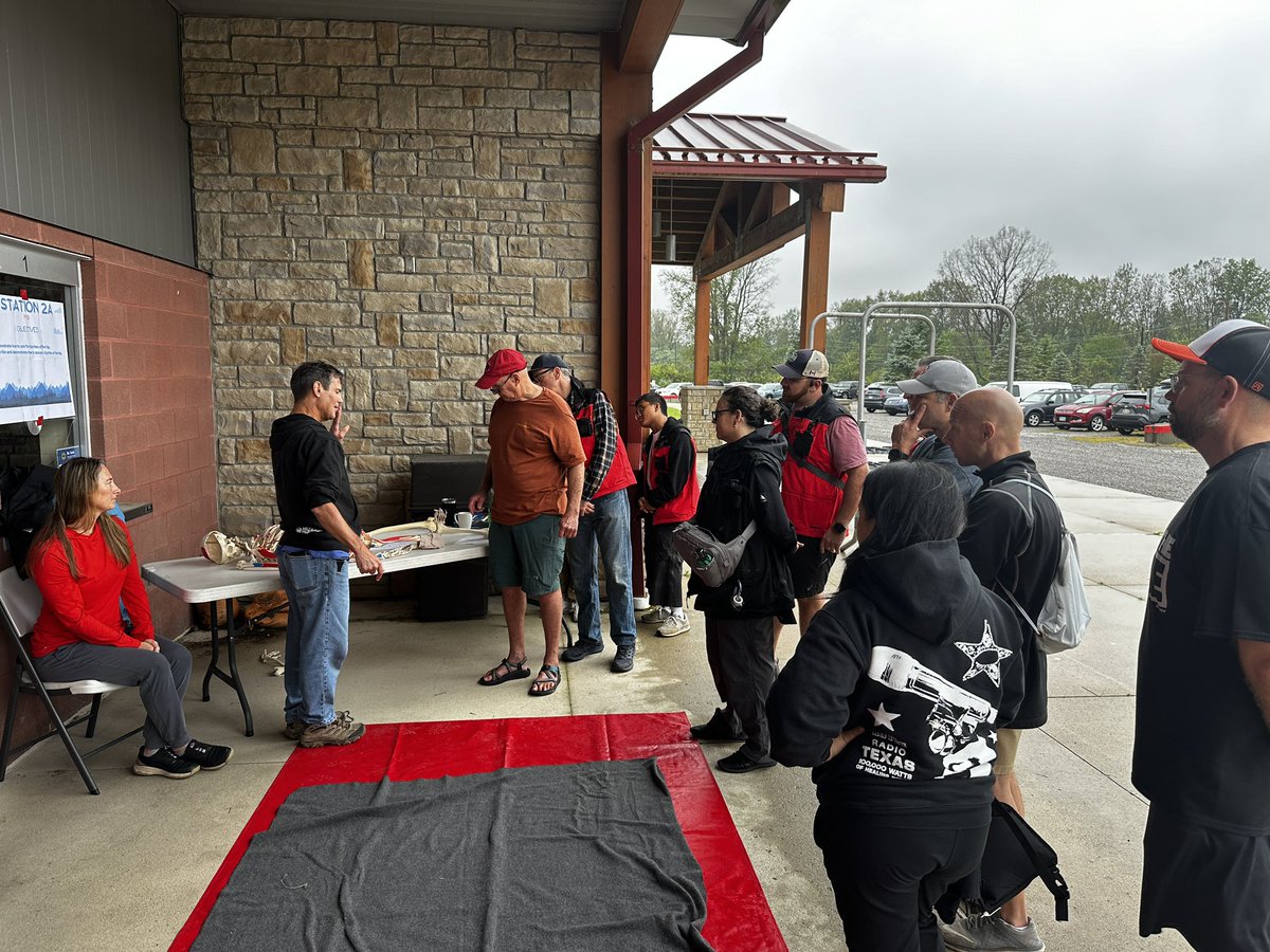 MRMSP_OH's tweet photo. Patrollers, Candidates, and Host didn’t let the weather stop us this weekend during our annual OEC and Medical refresher! 

Keeping our skills sharp and knowledge fresh to best serve our amazing guests at @SkiMadRiver! 

The season will be here before we know it!! 🤍🎿 https://t.co/u4ANopSMBn