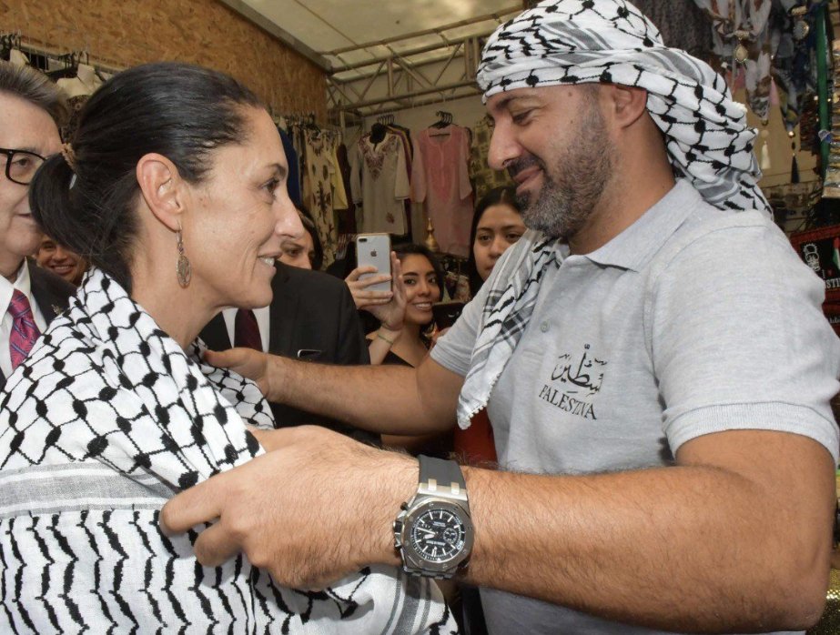 Nota curiosa, la nueva presidenta de México es judía, pero su vinculación histórica a grupos de izquierda y guerrillas comunistas, le hacen ponerse del lado de los que quieren erradicar al pueblo judío: youtu.be/qcI1bS353g8?si…