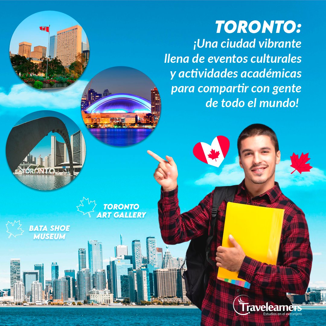 Toronto te invita a vivir una experiencia única 🇨🇦🌟¡Aprender inglés mientras descubres una de las ciudades más dinámicas y multiculturales del mundo es una experiencia que te invitamos a vivir! 🌍#canada #canadastudy #travel #learnenglish #viajes #visitcanada