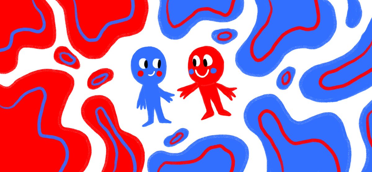 Deep connection 
❤️💙❤️💙❤️💙