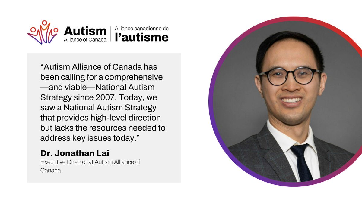 AllianceAutism's tweet photo. Let’s harness the momentum from the #AutismStrategy2024 to drive meaningful change in the lives of over one million Autistics in Canada!
Read more on our blog: https://t.co/huoeI0YFd3
#FrameworkForAutismCan #cdnpoli https://t.co/pu2QNcXu6K