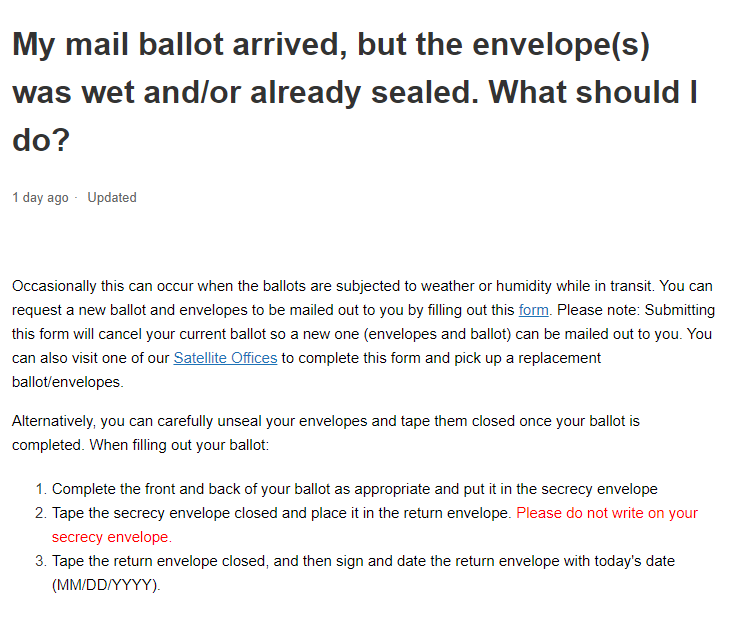 SenatorCollett's tweet photo. Was your mail-in ballot return envelope already sealed when you recieved it in the mail, due to the damp weather? 

✉️ Find guidance from @montco_pa Voter Services: https://t.co/ccxnfeYTY8 https://t.co/tPSjT7VB3M