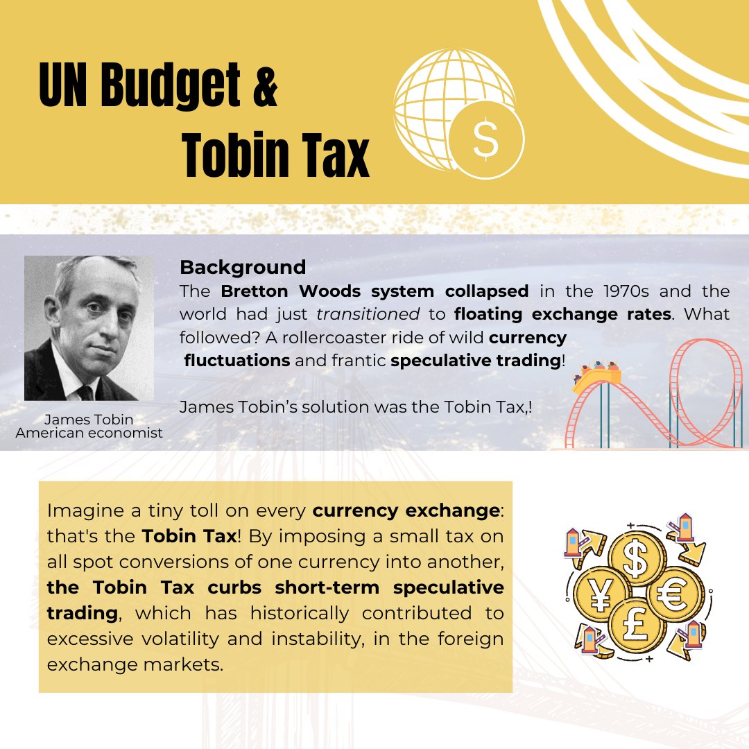 WFMCanada's tweet photo. With the UN's limited budget, it’s clear we need innovative solutions to fund global common goods. The Tobin Tax, a small tax on financial transactions, could generate billions for global issues like poverty, climate action, and peacebuilding. 🌍💰 #GlobalSolutions #CommonGood https://t.co/Mwn9p6R9Kt