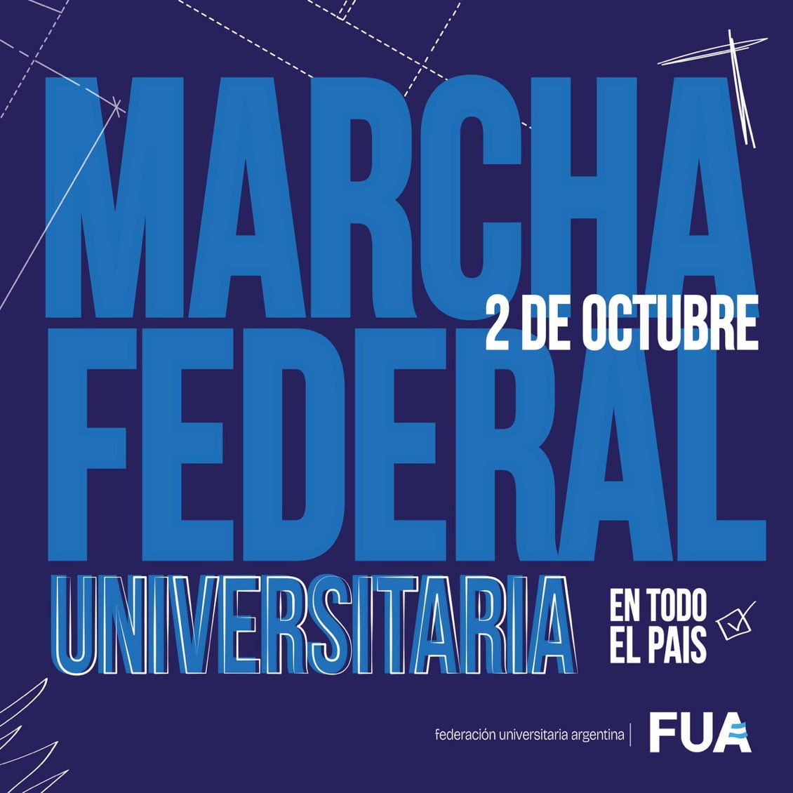 RICALFONSIN's tweet photo. 🇦🇷TODOS A LA MARCHA. Si es masiva, si demuestra q la inmensa mayoría de los argentinos se oponen al veto presidencial, lo + probable es q los legisladores lo rechacen. Si no lo es, lo aprobarán. E inmediatamente se pondrá en marcha el plan del arancelamiento universitario🇦🇷 https://t.co/Ae0cTwgptL