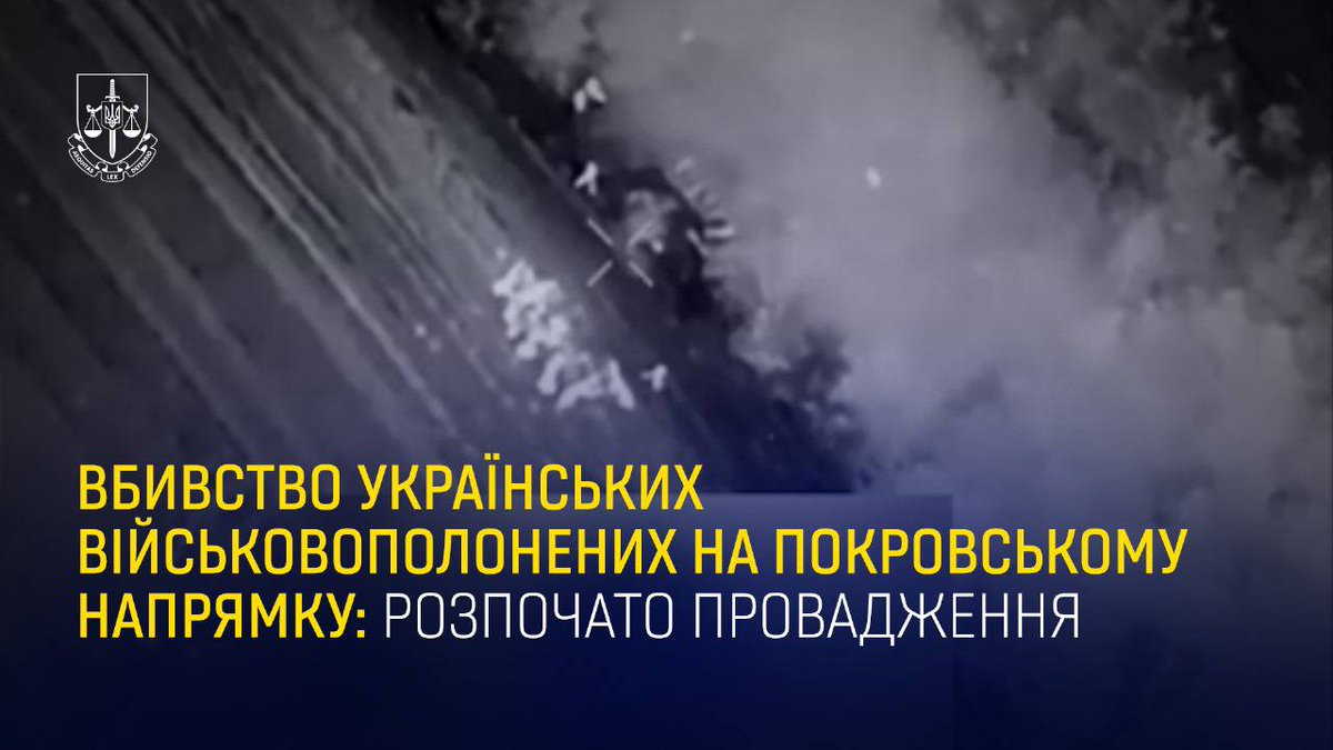 Росіяни розстріляли 16 українських військовополонених на Покровському напрямку — прокуратура розпочала розслідування.

На відео, яке з’явилось сьогодні у Telegram-каналах, військові під контролем ворога вийшли з лісопосадки та вишикувались в шеренгу. Після цього окупанти відкрили