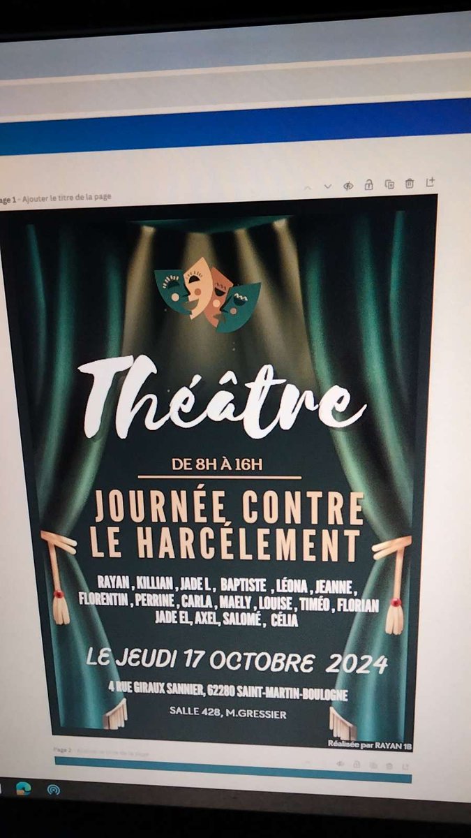 Pro_Francais428's tweet photo. "Non au harcèlement " ou comment 17 élèves du lycée s'engagent plusieurs heures par semaine... une vraie fierté que celle d'accompagner ces personnes au grand cœur! Quelle chance de les croiser chaque jour. https://t.co/ZjHxcjq2aA