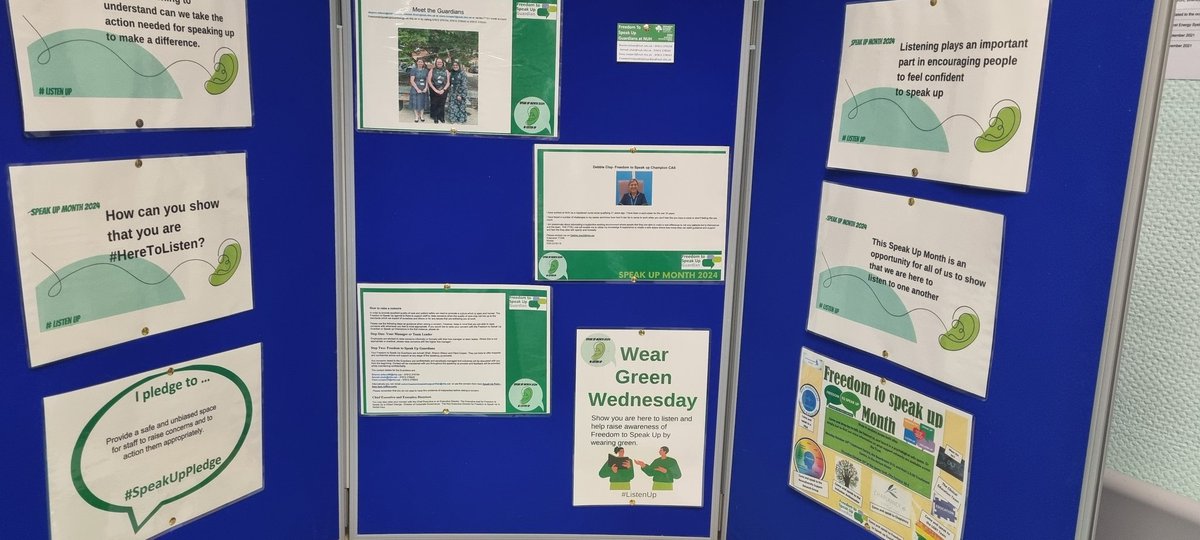 NUH Freedom to Speak Up (@speakupnuh) on Twitter photo What a fabulous display created by one of our Champions <a href="/debbie_raffle/">Debbie Clay (nee Raffle)</a> . It looks fabulous 👌 <a href="/nottmhospitals/">Nottingham University Hospitals</a> <a href="/NatGuardianFTSU/">National Guardian's Office 💙</a> What a fabulous display created by one of our Champions <a href="/debbie_raffle/">Debbie Clay (nee Raffle)</a> . It looks fabulous 👌 <a href="/nottmhospitals/">Nottingham University Hospitals</a> <a href="/NatGuardianFTSU/">National Guardian's Office 💙</a>