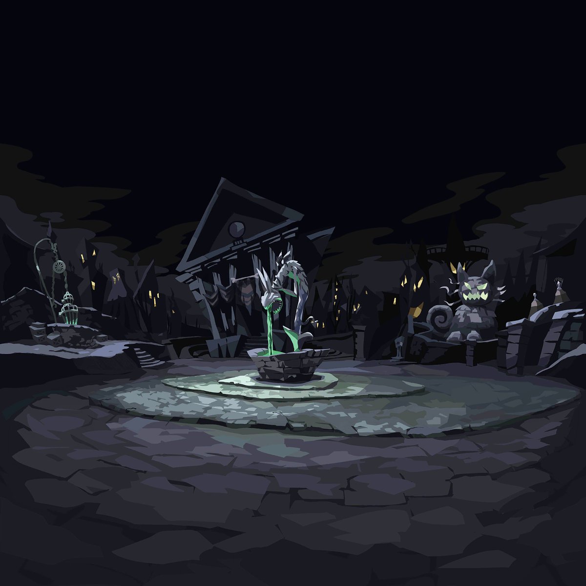 MostroLoungeVIP's tweet photo. New Nightmare before Christmas event backgrounds 3/4 https://t.co/LOMisTw72t