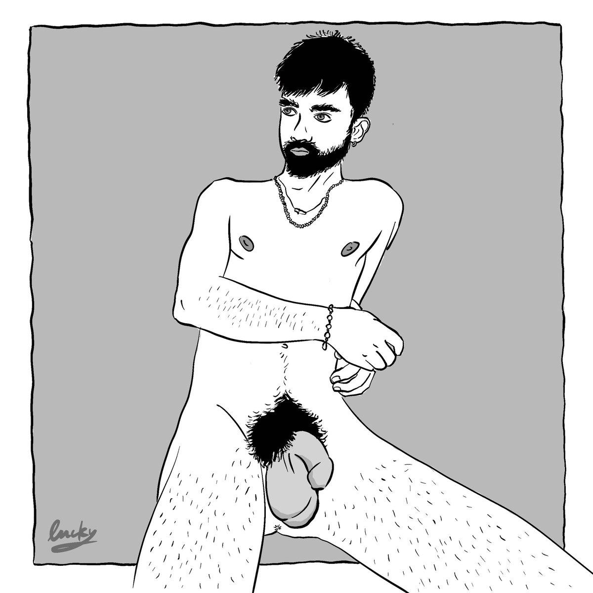 A lucky artist tweet media