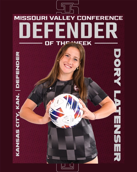 SIU_Soccer's tweet photo. Dory Latenser is the MVC Defender of the Week 🤩

Read more ➡️ https://t.co/g7rBpoc2LM https://t.co/NHYuR9jTqj