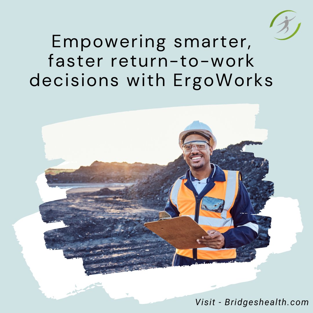 BridgesHealthSK's tweet photo. Our ErgoWorks simplifies injury recovery in mining by matching workers to roles suited to their physical, cognitive, and psychosocial needs.

#ReturnToWork #SafetyManager #ClaimsAdjuster #CaseManager #MiningSafety #InjuryRecovery #ErgoWorks #MiningIndustry https://t.co/B86lDM9epA