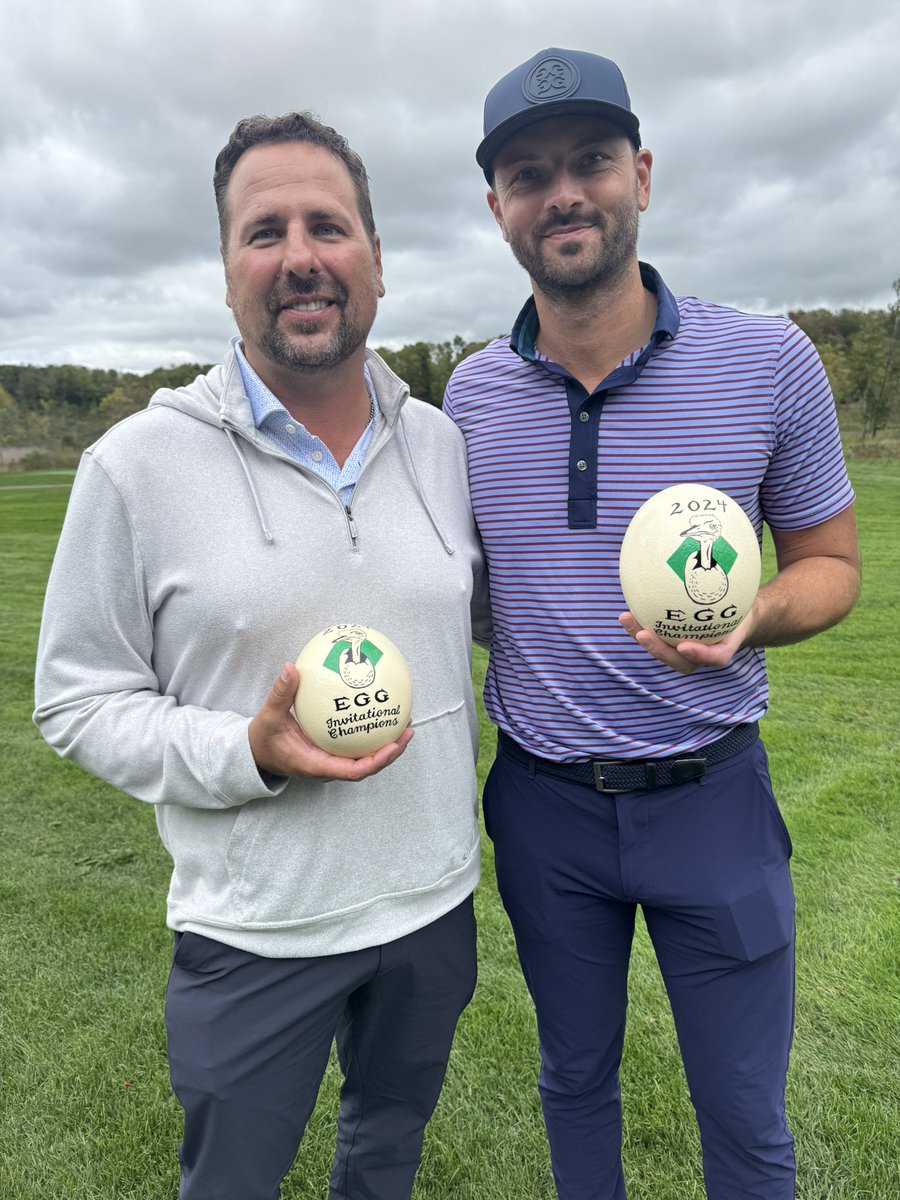 Brian Smith and Jim Krivanek are the champions of the 2024 Sand Ridge Egg Invitational. Smith/Krivanek are the first repeat winners of the event after claiming their first Egg back in 2018.