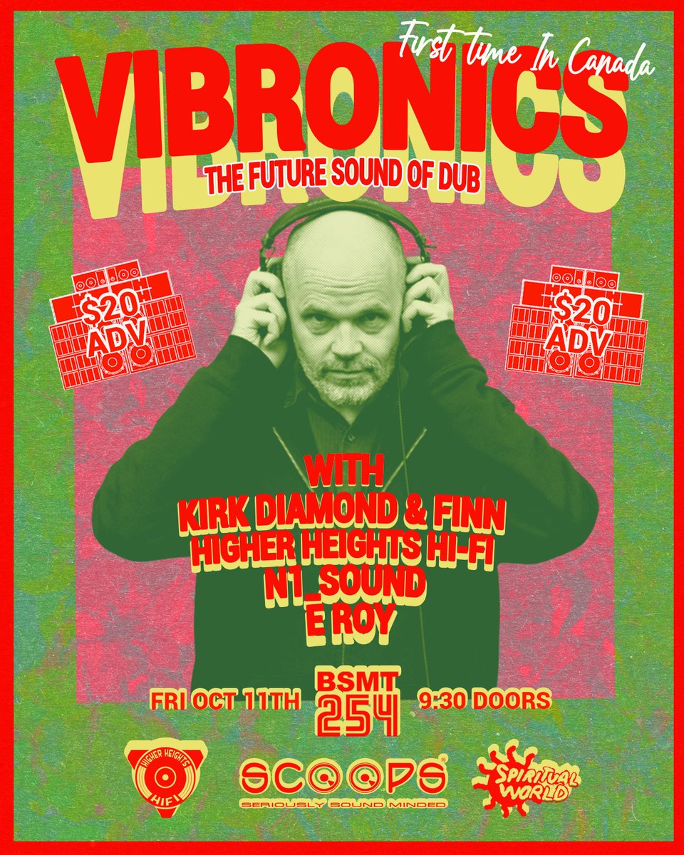 Look who's coming to Toronto! My dub brother @Vibronics is coming Oct 11 - his first time in Canada! 
Show is at the very vibey the BMST venue.
Grab your tickets asap before they are long gone like a sub in the wind.
instagram.com/p/DARYTsQyZpV/
