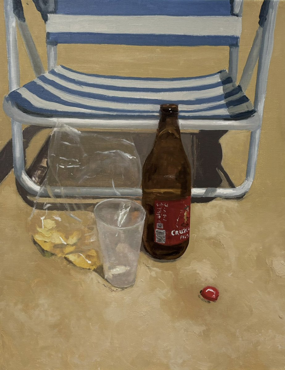 Caleta , óleo sobre lino