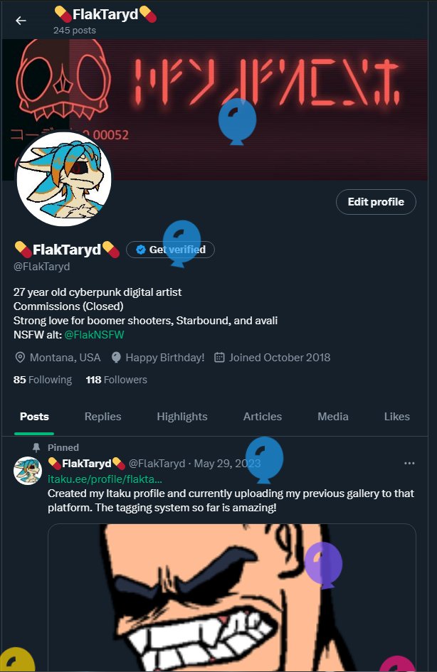 FlakTaryd's tweet photo. 27th birbday! That is crazy I'm this old. I'm roughly as old as Doom 64! https://t.co/LVXsLZAE3k