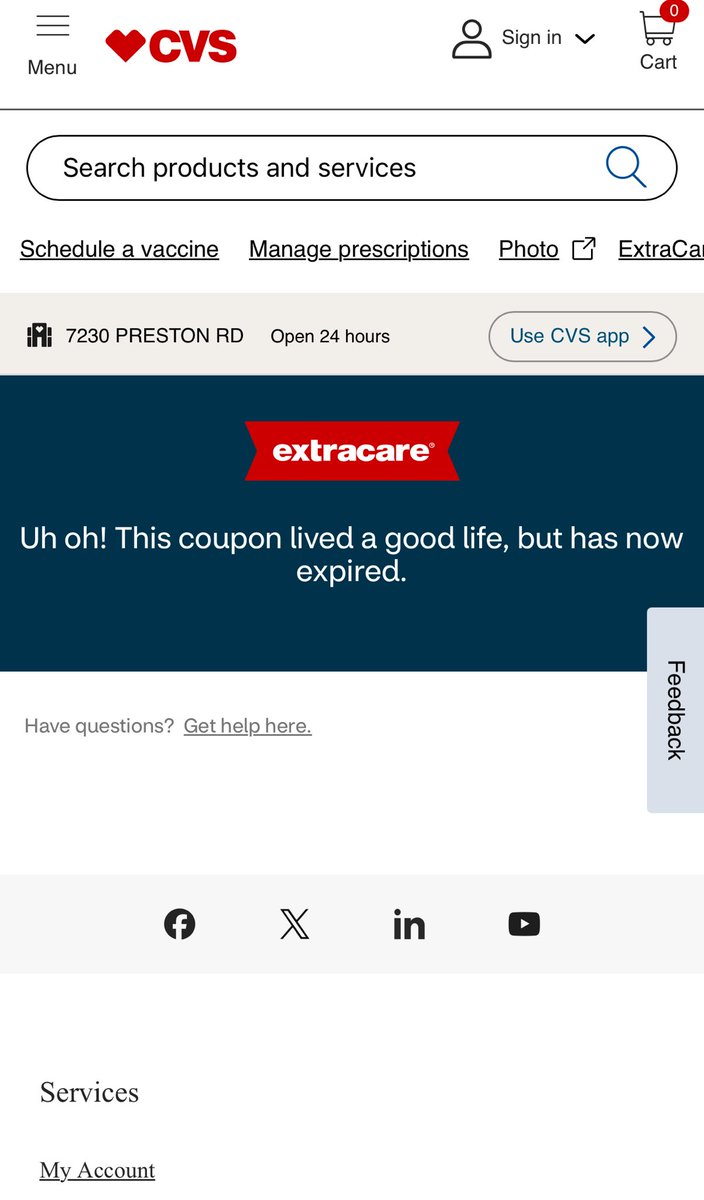 ⁦<a href="/cvspharmacy/">CVS Pharmacy</a>⁩  your pun is really good. Loved it.