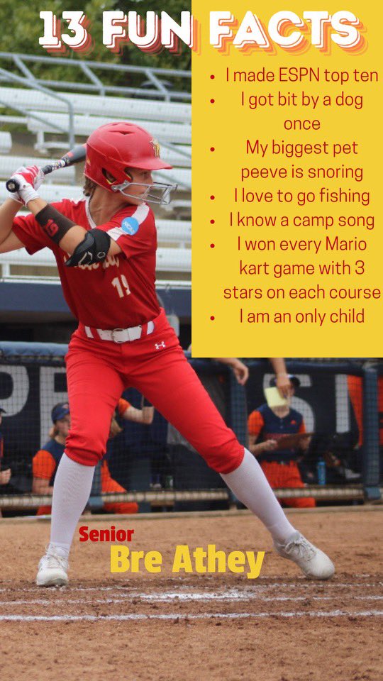SHUgriffinsSB's tweet photo. Batter Up!! Introducing our 2024-2025 Griffin softball team and first up, hailing from Queenstown, MD, is senior outfielder @bre_athey #SHUsb #TeamTuesday #RollGriffs #TeaTime https://t.co/IOzewMT1NM