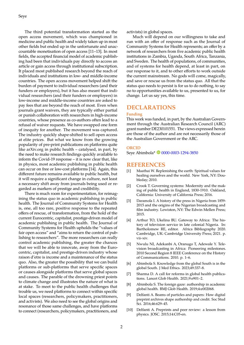 Ṣẹ̀yẹ Abímbọ́lá tweet media