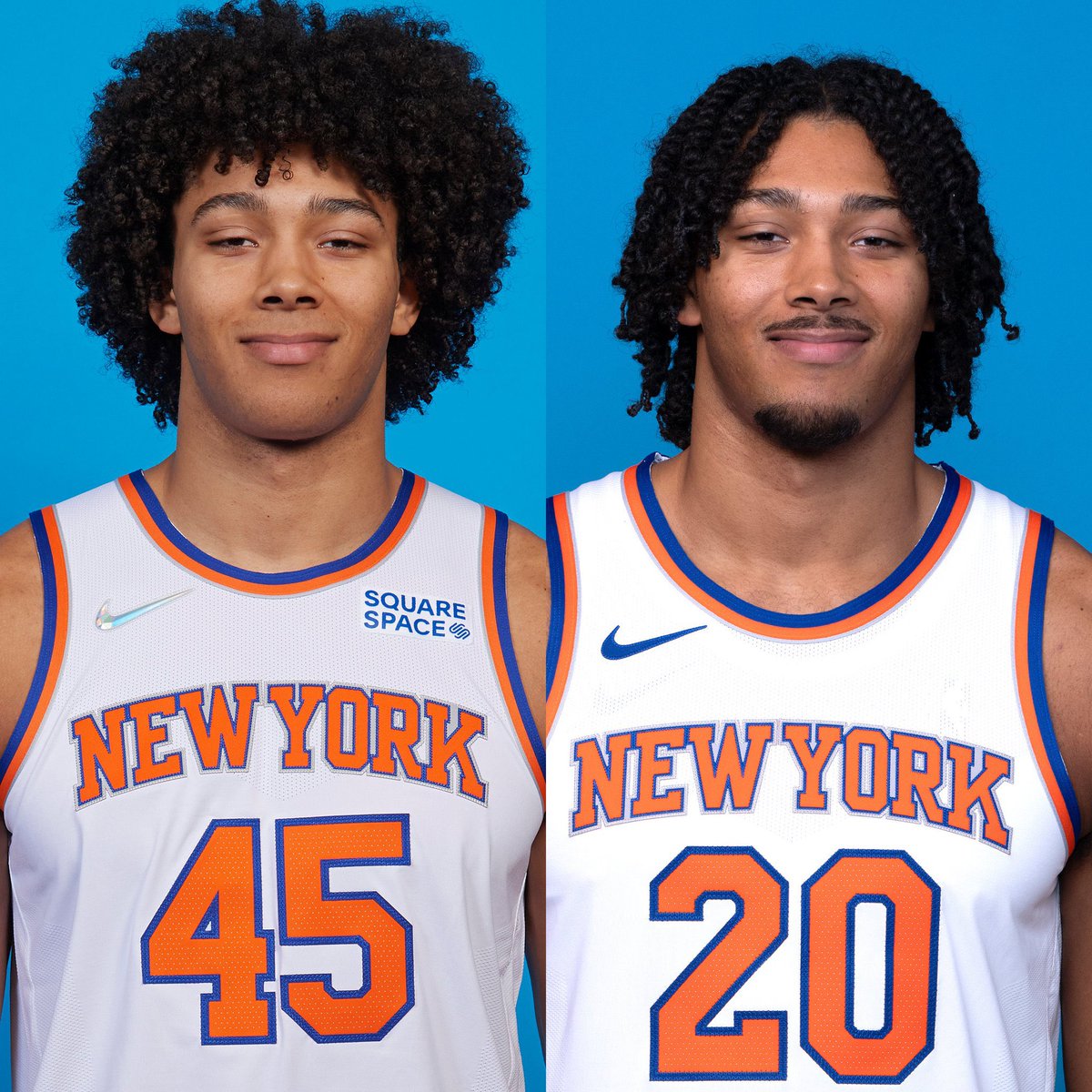 nyksource's tweet photo. @deucemcb11 @PreciousAchiuwa @landryshamet @nyknicks Continued, Then and now! From how they looked in their rookie seasons to how they look this current season in 2024-25. #JerichoSims https://t.co/TslS5crkvo