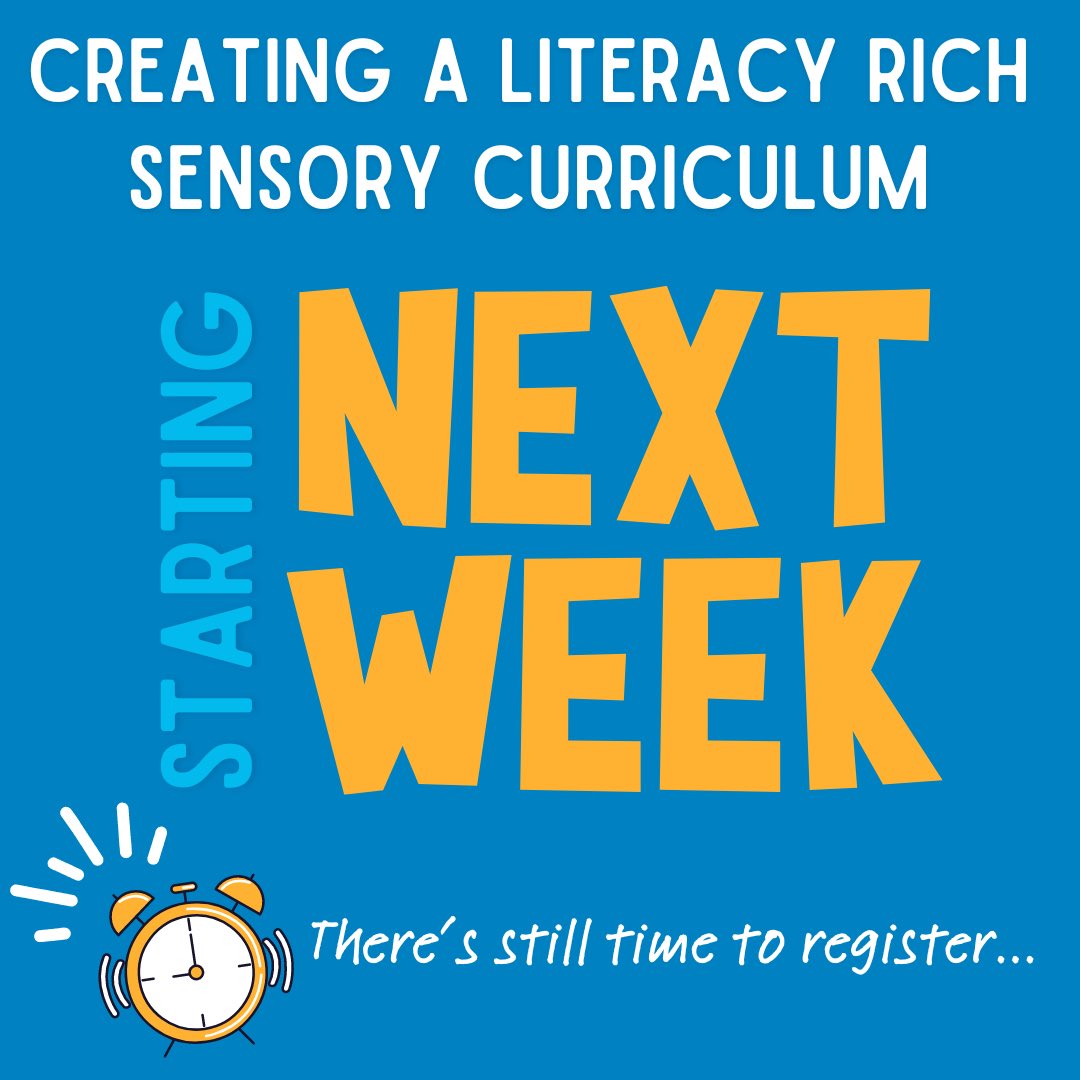 There is still time to join us for this fantastic 2 part course.  Find out more here: teachustoo.org.uk/creating-a-lit…