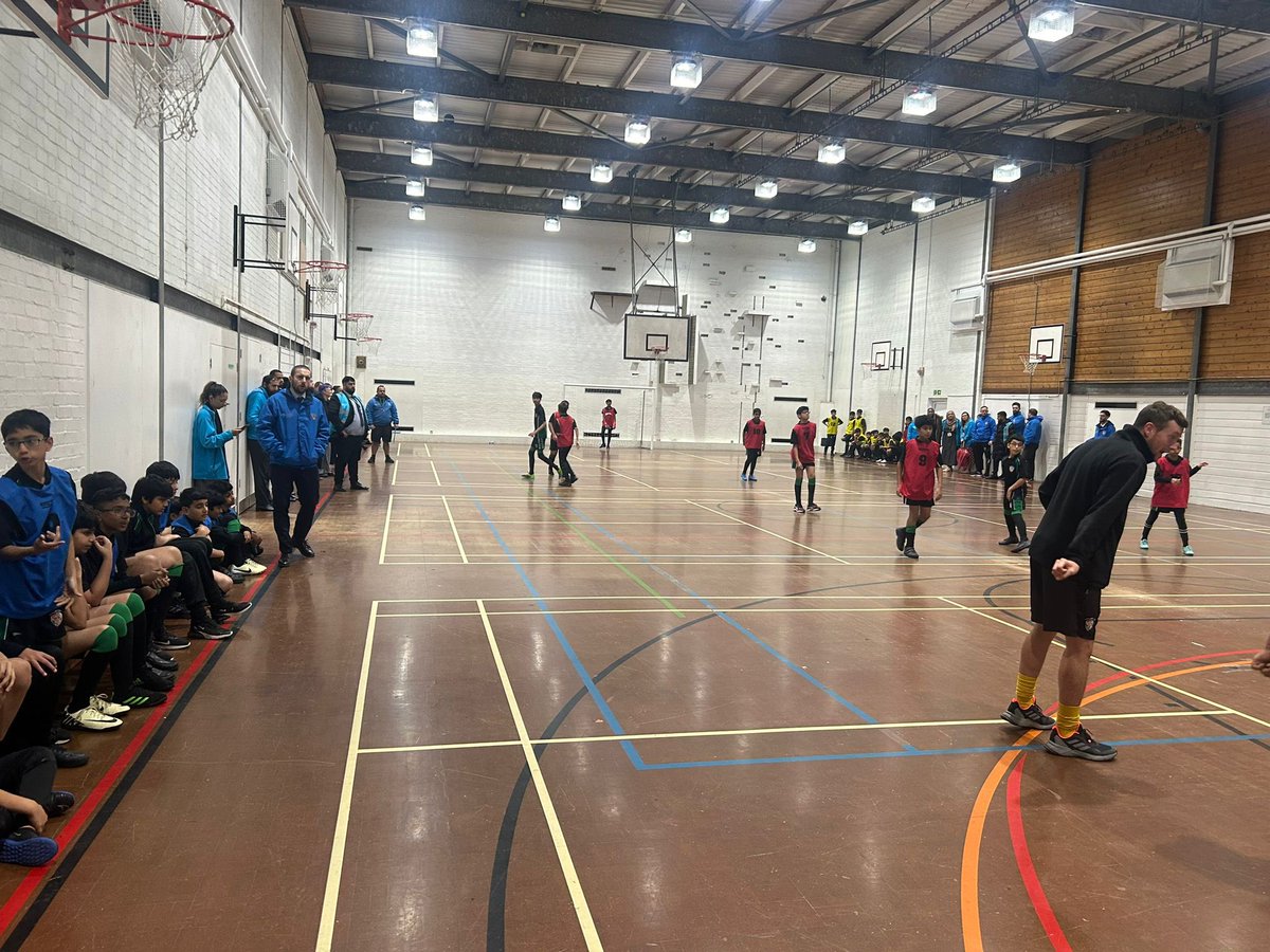 Due to the continued poor weather, tonight’s year 8 football interhouse became an indoor futsal tournament. The tournament was a great success, with a sports hall full of excitement shown by both pupils and staff for their houses! Well done <a href="/Mr_Whitby1/">Mr Whitby</a> and <a href="/MrCarbsPE/">Ryan Carbonero</a>