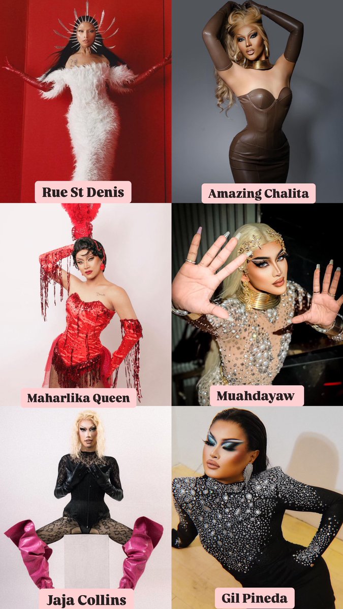 TheRealPickMe's tweet photo. With season 3 ending soon, here’s my iconic  #DragRacePH season 4 Cast Wishlist 

Who are you rooting for? https://t.co/OPTS6GVYEl