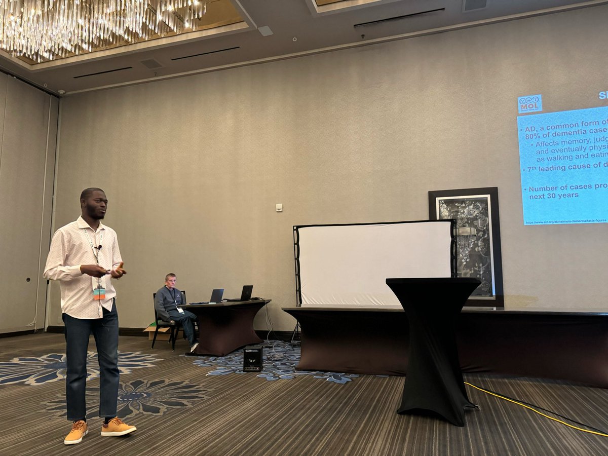 mechrefgroup's tweet photo. Last presentations of the day…

Chair: Dr. Kevin Schug
Maria Olds (Slide 1)
Akeem Sanni (Slide 2)
Sarah Sahioun (Slide 3)

#sessionVI
#conference #ITP #professionals #research #MechrefOmicsLab
#TTU https://t.co/VHrfb4RdxK