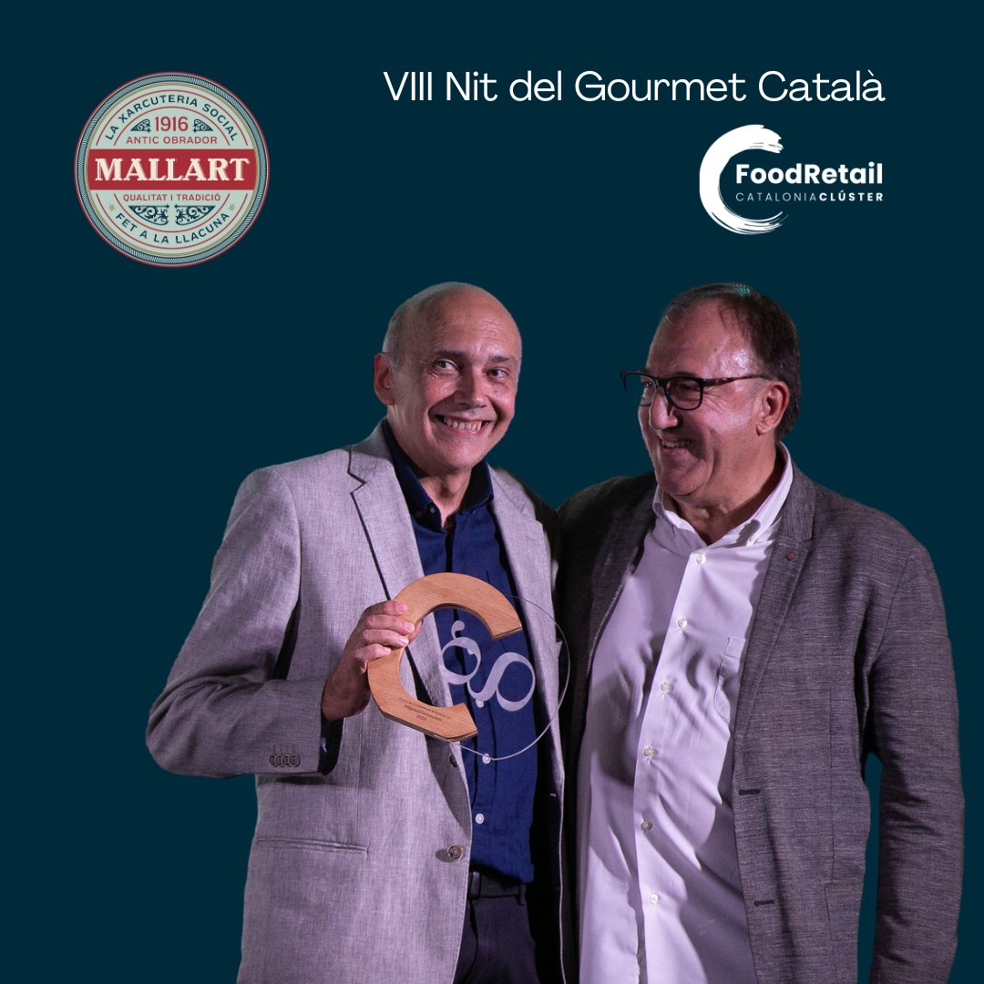 IX NIT GOURMET DEL CLÚSTER FOOD RETAIL CATALONIA ❤️
Mallart, formarà part d'una nit on els protagonistes són els productes gourmet catalans, d'alta qualitat 🔝 i innovadors... A més a més, l'any passat Mallart va rebre el 🏆Premi a la #innovació alimentària. 
<a href="/cataloniagurmet/">Clúster Food Retail de Catalunya</a>