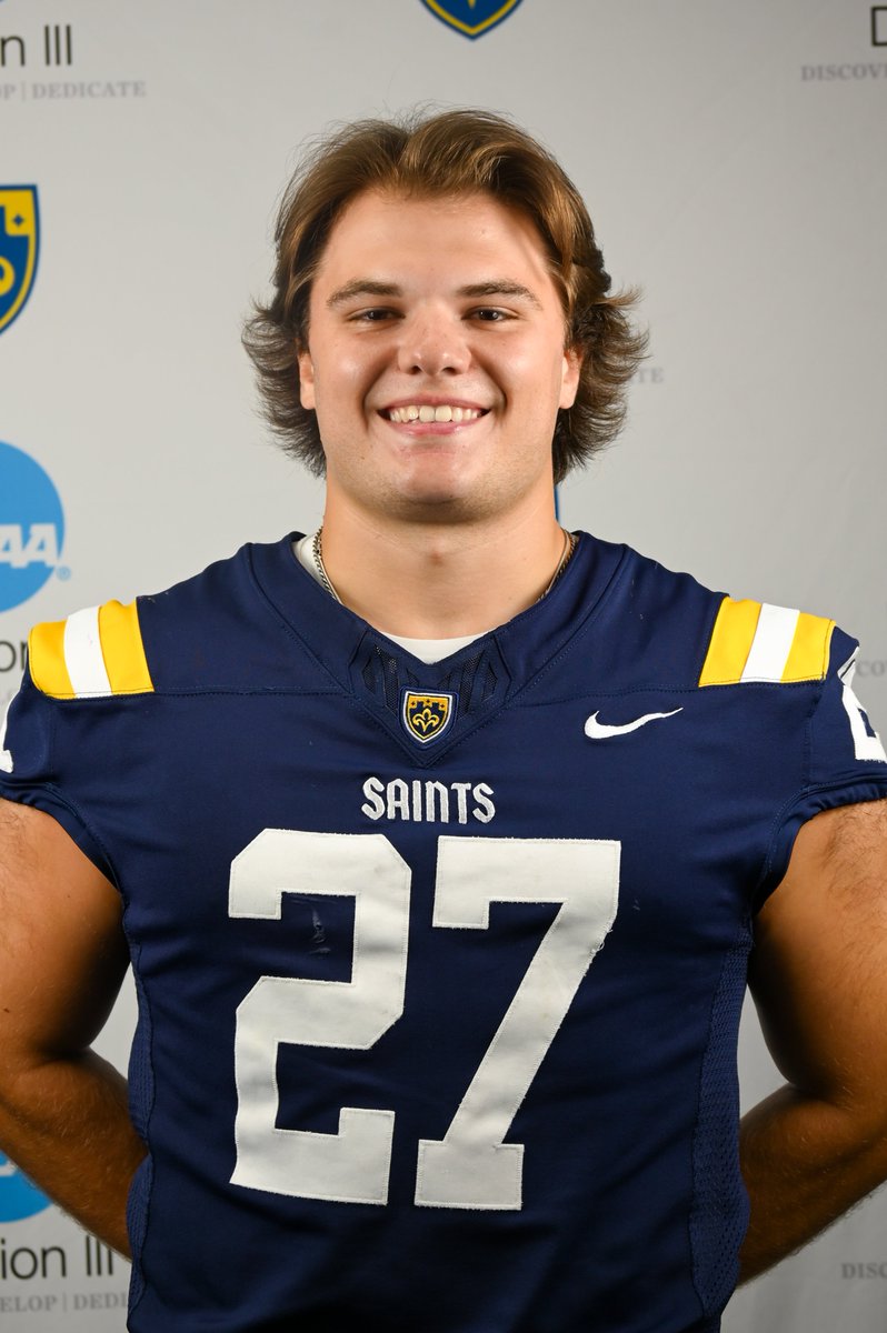 CSSSaintsFB's tweet photo. Congratulations to our Players of the Week!

Offensive: Tyler Olson
Defensive: John Bonner
Special Teams: Joey Femali

Good job last week!

#LiveTheStandard https://t.co/xnkuIx8iP4