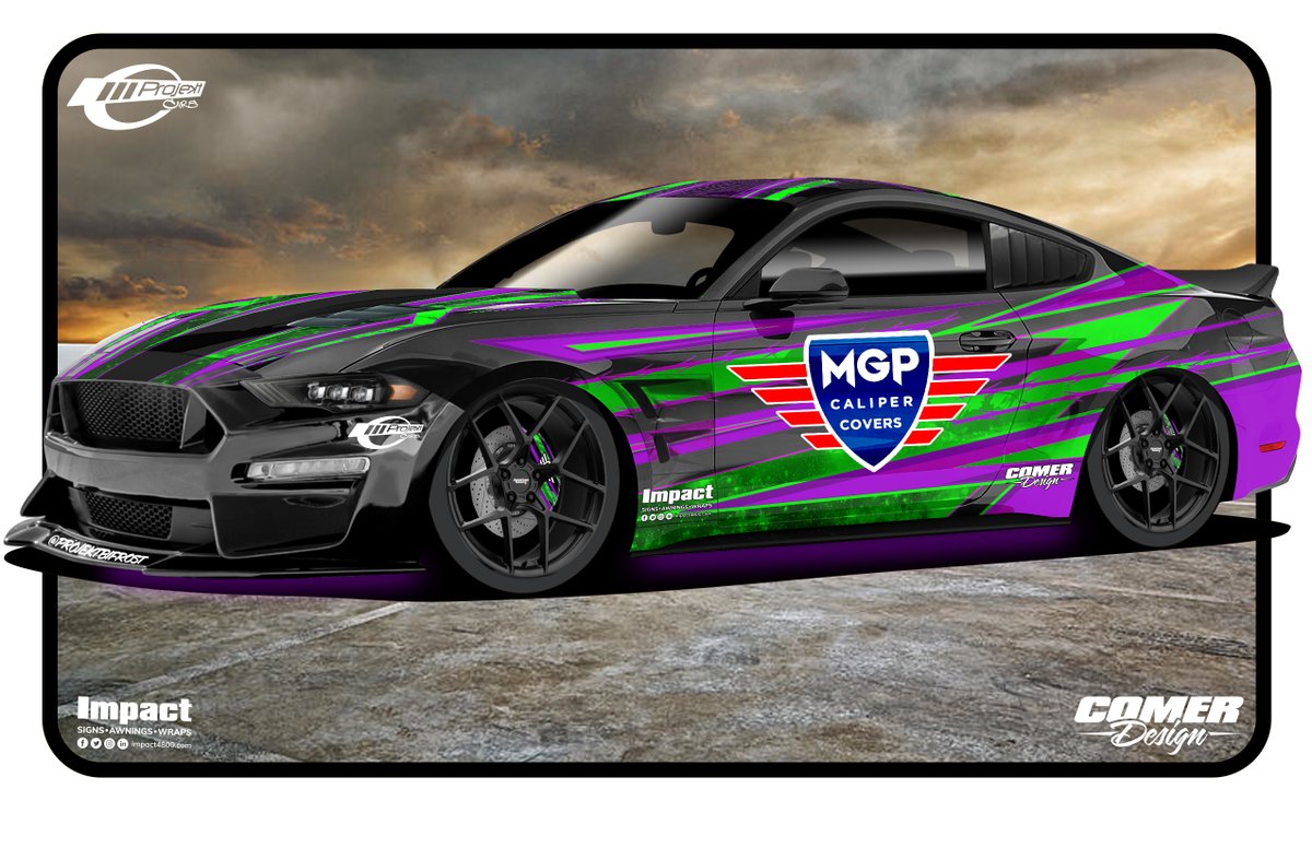 comerdesign's tweet photo. Three completely different designs for my car. All 3 were SEMA builds for 2021 NRG Innovations V Spot, 2022 ACME manufacturing Booth, and 2023 MGP Caliper Covers booth.
Definitely couldnt have done it without all of the help along the way. https://t.co/JJ4cCUt9j1