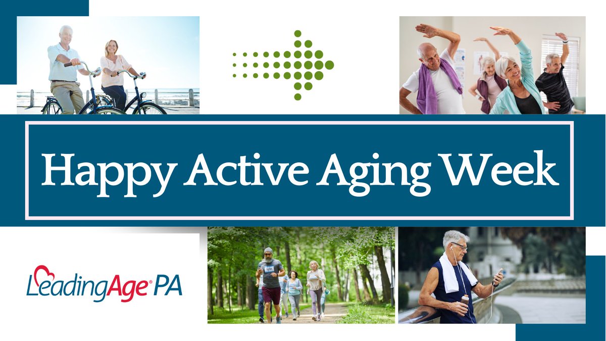 LeadingAgePA's tweet photo. 🌟 Happy Active Aging Week! 🌟 Let’s celebrate the strength and vibrancy of older adults living life to the fullest. Whether it's exercise, learning new skills, or staying connected—active aging keeps us young at heart! #ActiveAgingWeek #HealthyAging #AgingWell #LeadingAgePA https://t.co/GdvArHaZTw