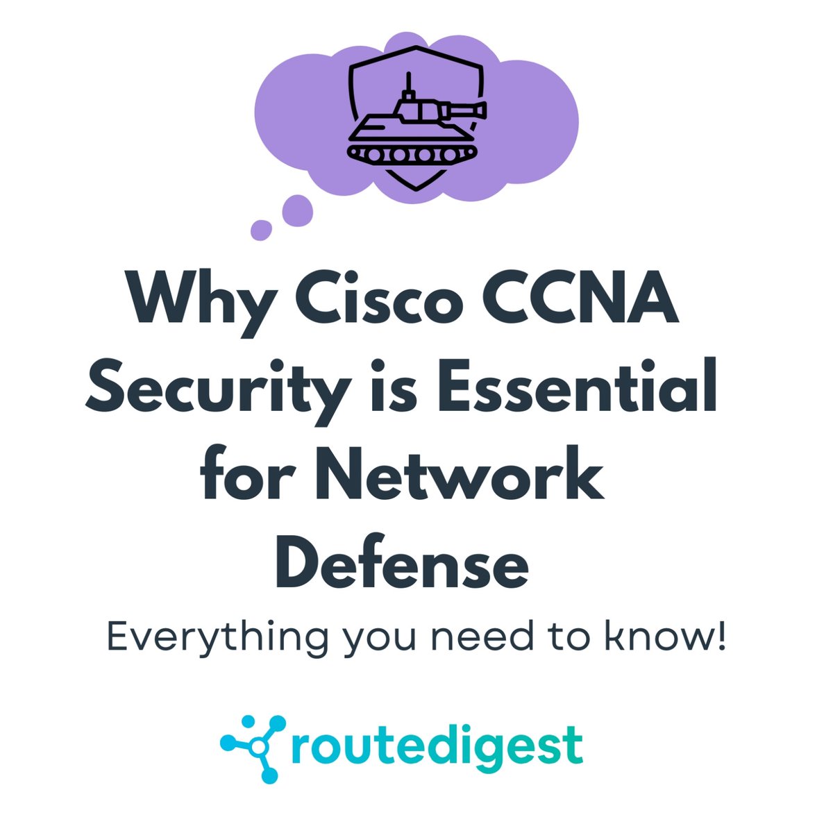 RouteDigest's tweet image. 🔐 Why Cisco CCNA Security is a Must for Network Defense! 🛡️ Protect your network from cyber threats with the skills learned through CCNA Security. 💻 #Cisco #CCNASecurity #CyberSecurity #ciscocertification #ciscocertifications #ITCertifications #TechSecurity #computernetwork