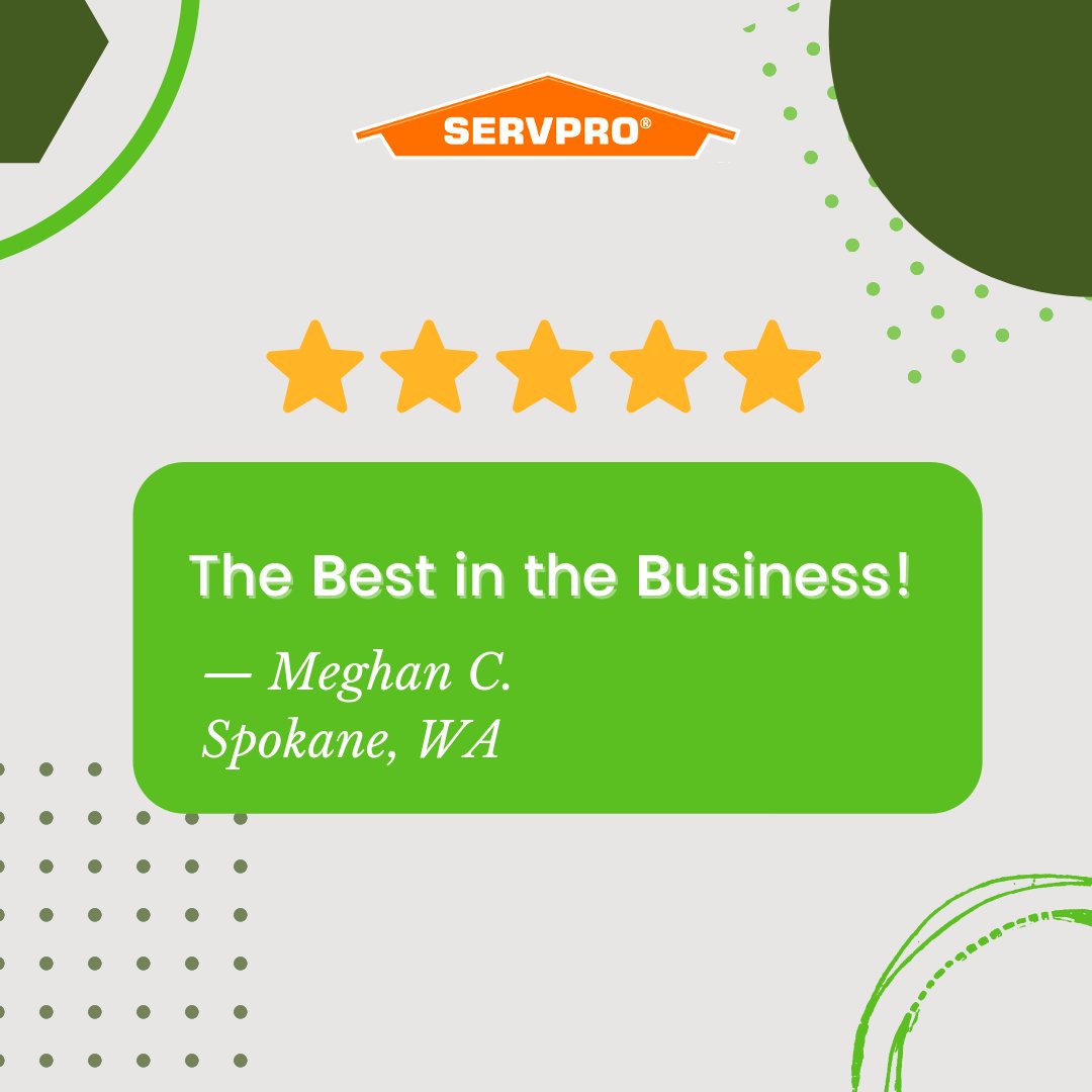 ServpronwS's tweet photo. #TestimonyTuesday #SERVPRO #SERVPROSpokaneCounty https://t.co/EwQ4V45hNE
